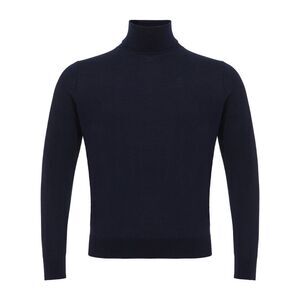 Colombo Blue Cashmere Men's Turtleneck